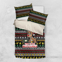 Time To Get Blitzened Christmas Bedding Set Xmas Holiday Patterns - Wonder Print Shop