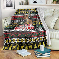 Time To Get Blitzened Christmas Blanket Xmas Holiday Patterns - Wonder Print Shop