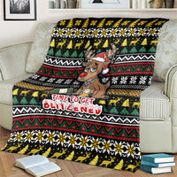 Time To Get Blitzened Christmas Blanket Xmas Holiday Patterns - Wonder Print Shop