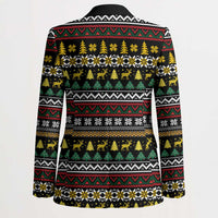 Time To Get Blitzened Christmas Blazer Xmas Holiday Patterns - Wonder Print Shop