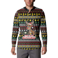Time To Get Blitzened Christmas Button Sweatshirt Xmas Holiday Patterns - Wonder Print Shop