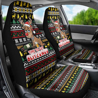 Time To Get Blitzened Christmas Car Seat Cover Xmas Holiday Patterns - Wonder Print Shop
