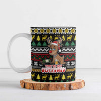 Time To Get Blitzened Christmas Ceramic Mug Xmas Holiday Patterns - Wonder Print Shop
