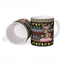 Time To Get Blitzened Christmas Ceramic Mug Xmas Holiday Patterns - Wonder Print Shop