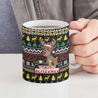 Time To Get Blitzened Christmas Ceramic Mug Xmas Holiday Patterns - Wonder Print Shop