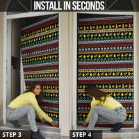 Time To Get Blitzened Christmas Door Cover Xmas Holiday Patterns - Wonder Print Shop