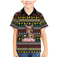 Time To Get Blitzened Christmas Family Matching Mermaid Dress and Hawaiian Shirt Xmas Holiday Patterns - Wonder Print Shop