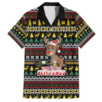 Time To Get Blitzened Christmas Hawaiian Shirt Xmas Holiday Patterns - Wonder Print Shop