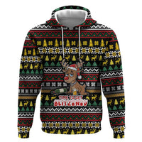 Time To Get Blitzened Christmas Hoodie Xmas Holiday Patterns - Wonder Print Shop