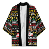 Time To Get Blitzened Christmas Kimono Xmas Holiday Patterns - Wonder Print Shop