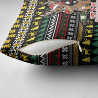 Time To Get Blitzened Christmas Pillow Cover Xmas Holiday Patterns - Wonder Print Shop
