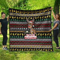 Time To Get Blitzened Christmas Quilt Xmas Holiday Patterns - Wonder Print Shop