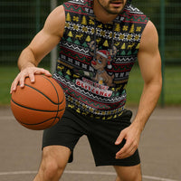 Time To Get Blitzened Christmas Sleeveless Hoodie Xmas Holiday Patterns - Wonder Print Shop