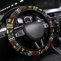 Time To Get Blitzened Christmas Steering Wheel Cover Xmas Holiday Patterns - Wonder Print Shop
