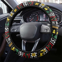 Time To Get Blitzened Christmas Steering Wheel Cover Xmas Holiday Patterns - Wonder Print Shop