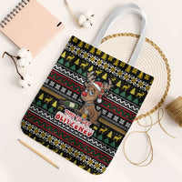 Time To Get Blitzened Christmas Tote Bag Xmas Holiday Patterns - Wonder Print Shop