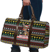 Time To Get Blitzened Christmas Travel Bag Xmas Holiday Patterns - Wonder Print Shop