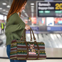 Time To Get Blitzened Christmas Travel Bag Xmas Holiday Patterns - Wonder Print Shop