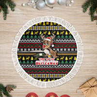 Time To Get Blitzened Christmas Tree Skirt Xmas Holiday Patterns - Wonder Print Shop