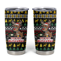 Time To Get Blitzened Christmas Tumbler Cup Xmas Holiday Patterns - Wonder Print Shop