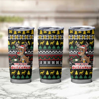 Time To Get Blitzened Christmas Tumbler Cup Xmas Holiday Patterns - Wonder Print Shop
