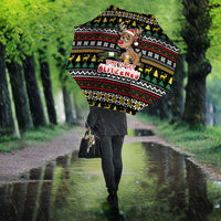 Time To Get Blitzened Christmas Umbrella Xmas Holiday Patterns - Wonder Print Shop