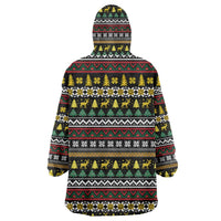 Time To Get Blitzened Christmas Wearable Blanket Hoodie Xmas Holiday Patterns - Wonder Print Shop