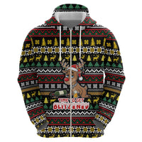 Time To Get Blitzened Christmas Zip Hoodie Xmas Holiday Patterns - Wonder Print Shop