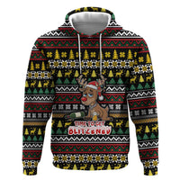 Time To Get Blitzened Christmas Zip Hoodie Xmas Holiday Patterns - Wonder Print Shop
