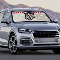 To Best Dog Dad Christmas Design Auto Sun Shade Xmas Holiday Patterns - Wonder Print Shop