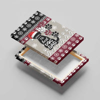 To Best Dog Dad Christmas Design Canvas Wall Art Xmas Holiday Patterns - Wonder Print Shop