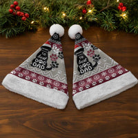 To Best Dog Dad Christmas Design Christmas Santa Hat Xmas Holiday Patterns - Wonder Print Shop