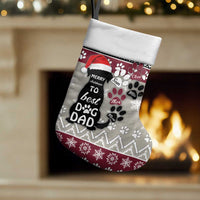 To Best Dog Dad Christmas Design Christmas Stocking Xmas Holiday Patterns - Wonder Print Shop