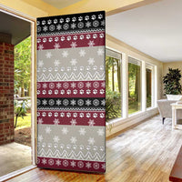 To Best Dog Dad Christmas Design Door Cover Xmas Holiday Patterns - Wonder Print Shop