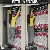 To Best Dog Dad Christmas Design Door Cover Xmas Holiday Patterns - Wonder Print Shop