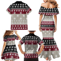 To Best Dog Dad Christmas Design Family Matching Mermaid Dress and Hawaiian Shirt Xmas Holiday Patterns - Wonder Print Shop