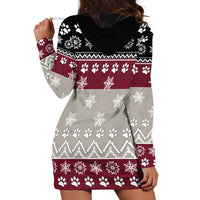 To Best Dog Dad Christmas Design Hoodie Dress Xmas Holiday Patterns - Wonder Print Shop