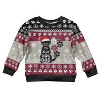 To Best Dog Dad Christmas Design Kid Ugly Christmas Sweater Xmas Holiday Patterns - Wonder Print Shop