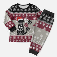 To Best Dog Dad Christmas Design Christmas Pajama Set Xmas Holiday Patterns - Wonder Print Shop