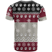 To Best Dog Dad Christmas Design T Shirt Xmas Holiday Patterns - Wonder Print Shop