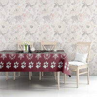 To Best Dog Dad Christmas Design Tablecloth Xmas Holiday Patterns - Wonder Print Shop