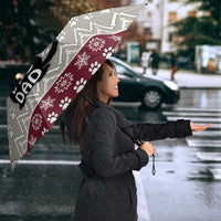 To Best Dog Dad Christmas Design Umbrella Xmas Holiday Patterns - Wonder Print Shop