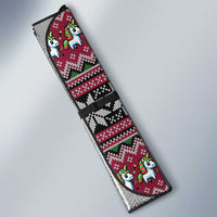 Unicorn Believe In The Magic Christmas Auto Sun Shade Xmas Holiday Patterns - Wonder Print Shop