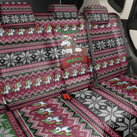 Unicorn Believe In The Magic Christmas Back Car Seat Cover Xmas Holiday Patterns - Wonder Print Shop