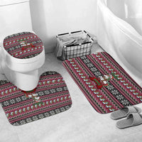 Unicorn Believe In The Magic Christmas Bathroom Set Xmas Holiday Patterns - Wonder Print Shop
