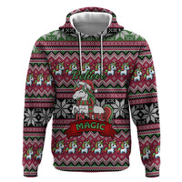 Unicorn Believe In The Magic Christmas Hoodie Xmas Holiday Patterns - Wonder Print Shop