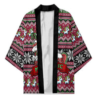 Unicorn Believe In The Magic Christmas Kimono Xmas Holiday Patterns - Wonder Print Shop