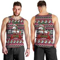 Unicorn Believe In The Magic Christmas Men Tank Top Xmas Holiday Patterns - Wonder Print Shop