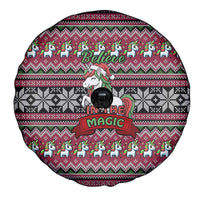 Unicorn Believe In The Magic Christmas Spare Tire Cover Xmas Holiday Patterns - Wonder Print Shop