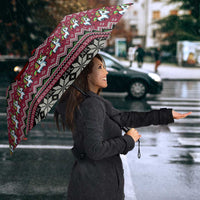 Unicorn Believe In The Magic Christmas Umbrella Xmas Holiday Patterns - Wonder Print Shop
